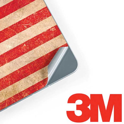 Distressed American Flag Galaxy Book 12in Skin